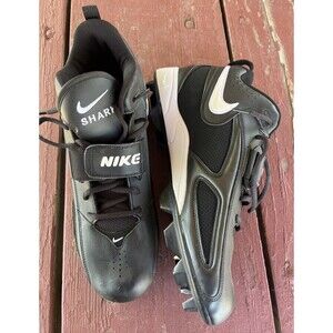 NIKE Men’s Blade II Shark Football Soccer Cleats 050103LN2 Black White Size 14